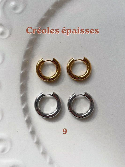 Créoles épaisses n°9