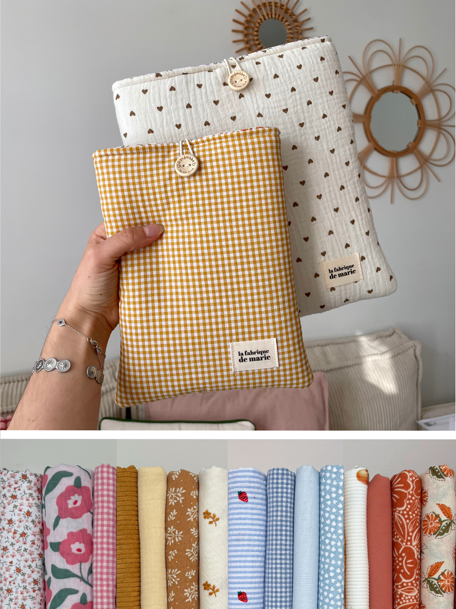 Pochette à livres PERSONNALISÉE