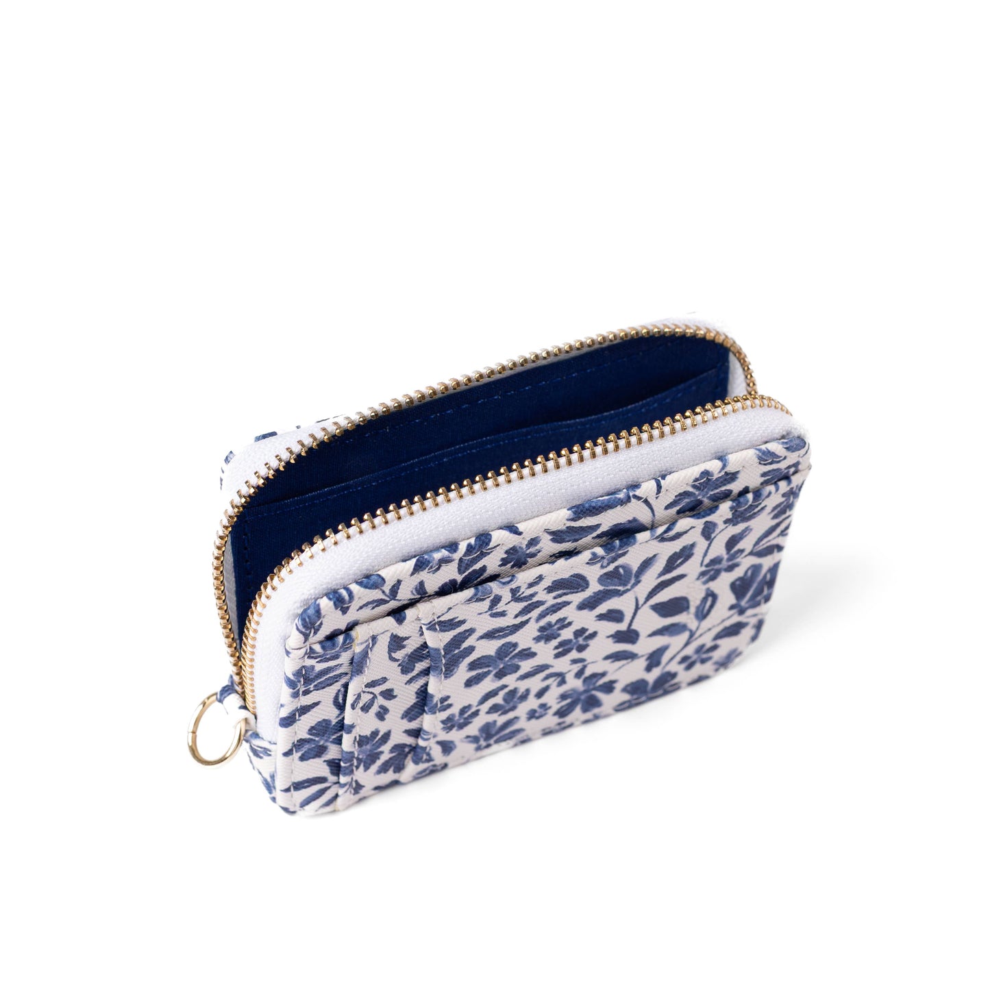 Porte-monnaie - Bleu floral