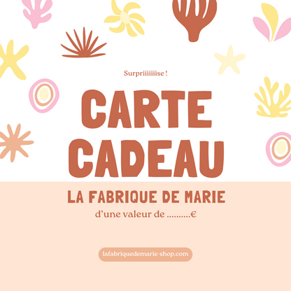 Carte Cadeau (Envoi par mail)