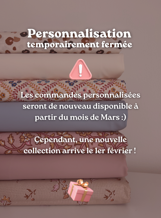 Pochette à livres PERSONNALISÉE
