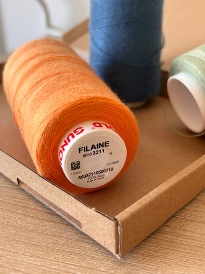 Lot de 3 grandes bobines de fil