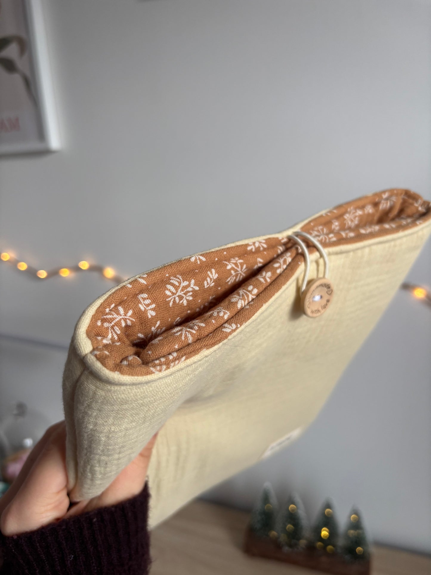 Pochette à livres JAUNE