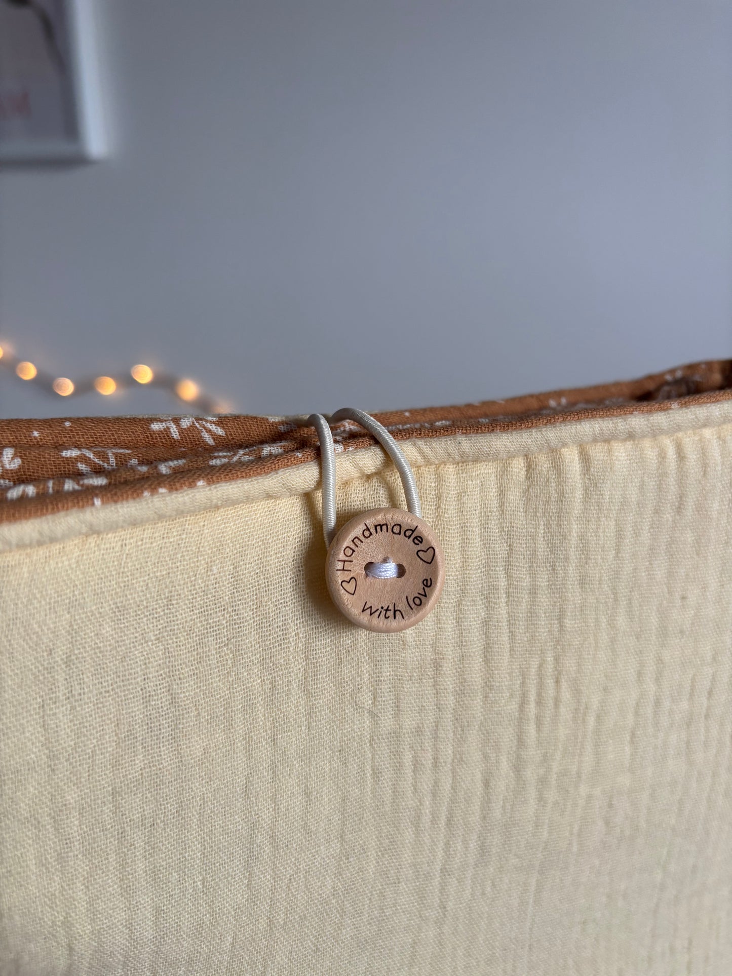 Pochette à livres JAUNE