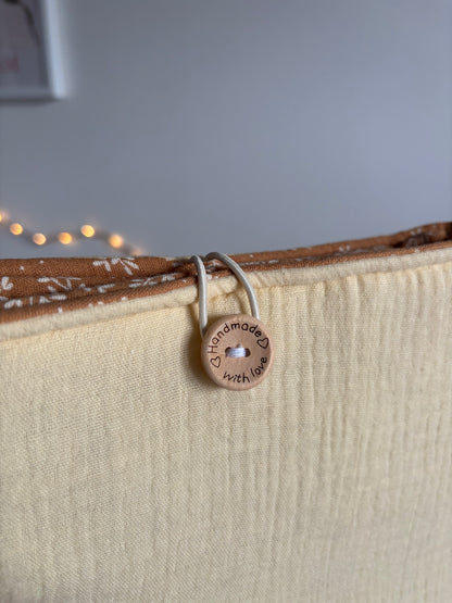 Pochette à livres JAUNE