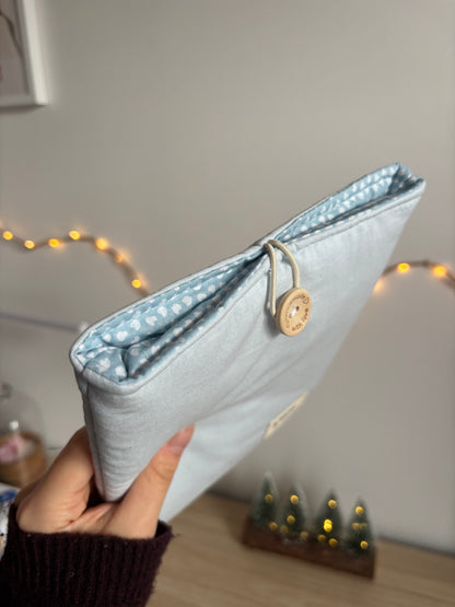 Pochette à livres BLEU