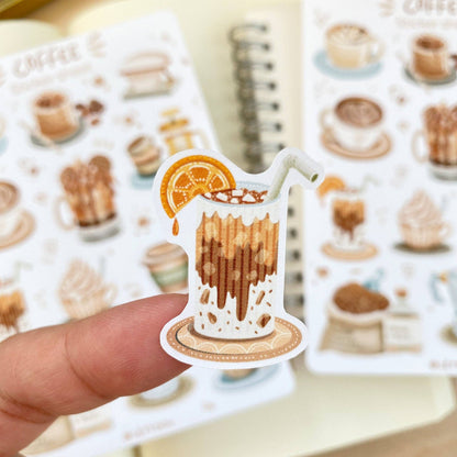 Planche d'autocollants - Coffee