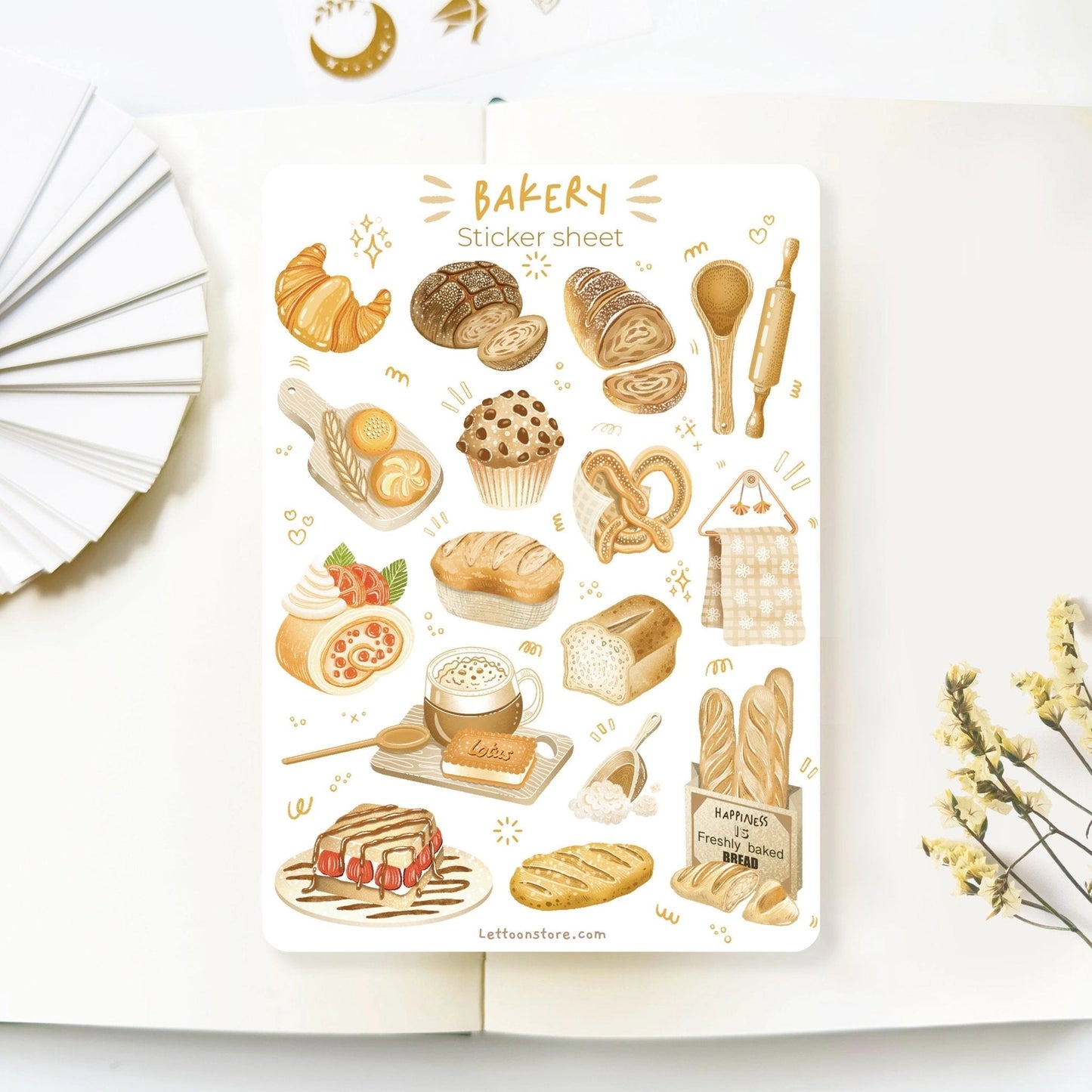 Planche d'autocollants - Bakery