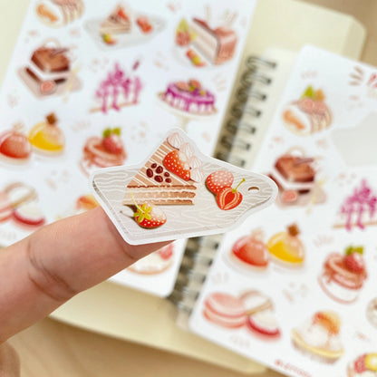 Planche d'autocollants - Patisserie