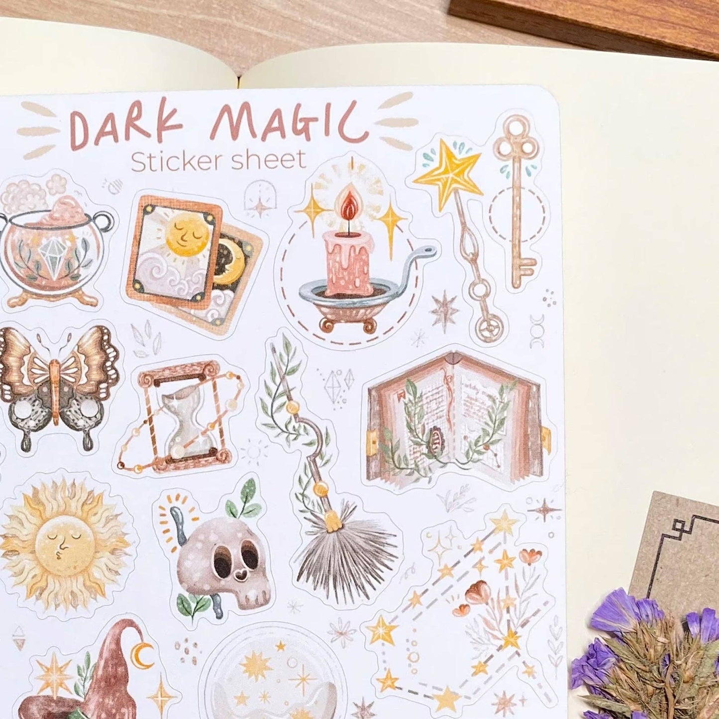 Planche d'autocollants - Dark Magic