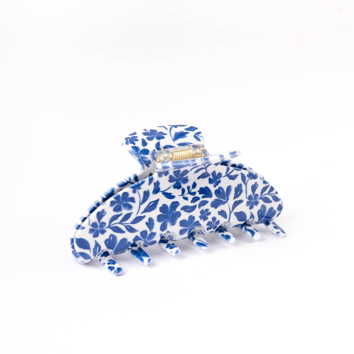 Pince à cheveux - Bleu floral