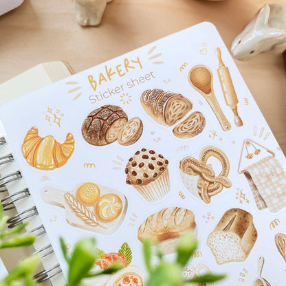 Planche d'autocollants - Bakery