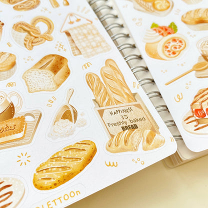 Planche d'autocollants - Bakery
