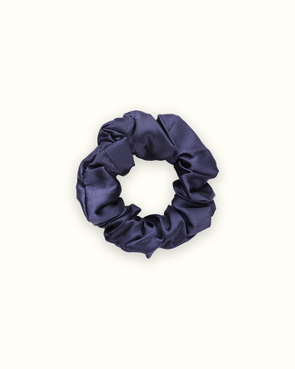Chouchou 100% Pure Soie - Bleu nuit