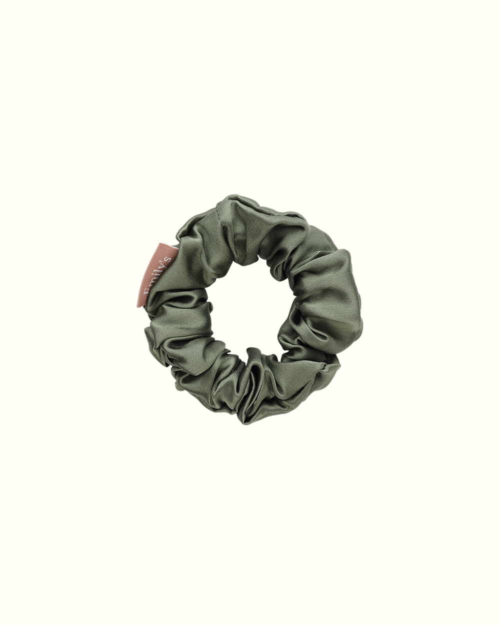 Chouchou 100% Pure Soie - Vert sauge