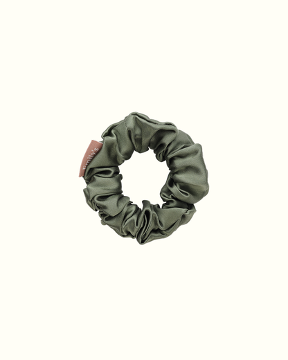 Chouchou 100% Pure Soie - Vert sauge