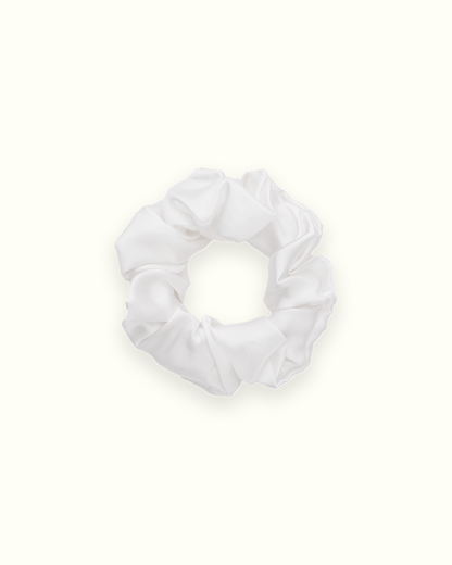 Chouchou 100% Pure Soie - Blanc