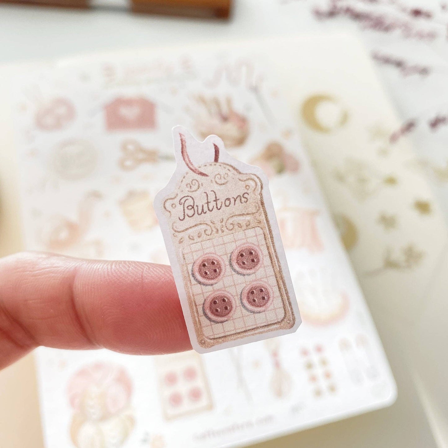 Planche d'autocollants - Tricot & Crochet