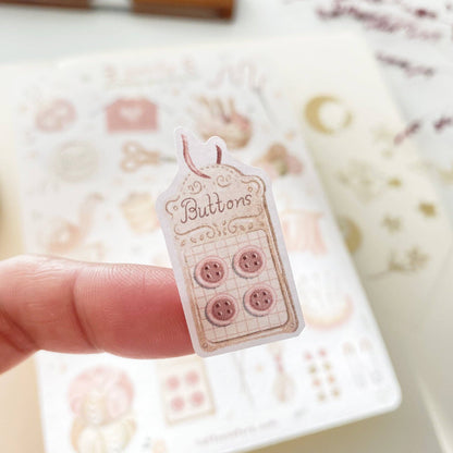 Planche d'autocollants - Tricot & Crochet