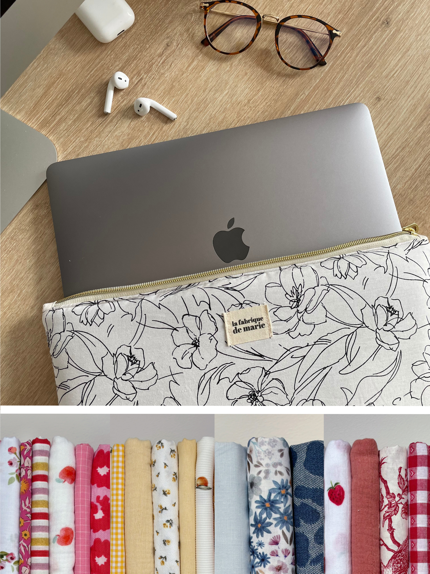 Housse d'ordi/iPad PERSONNALISÉE