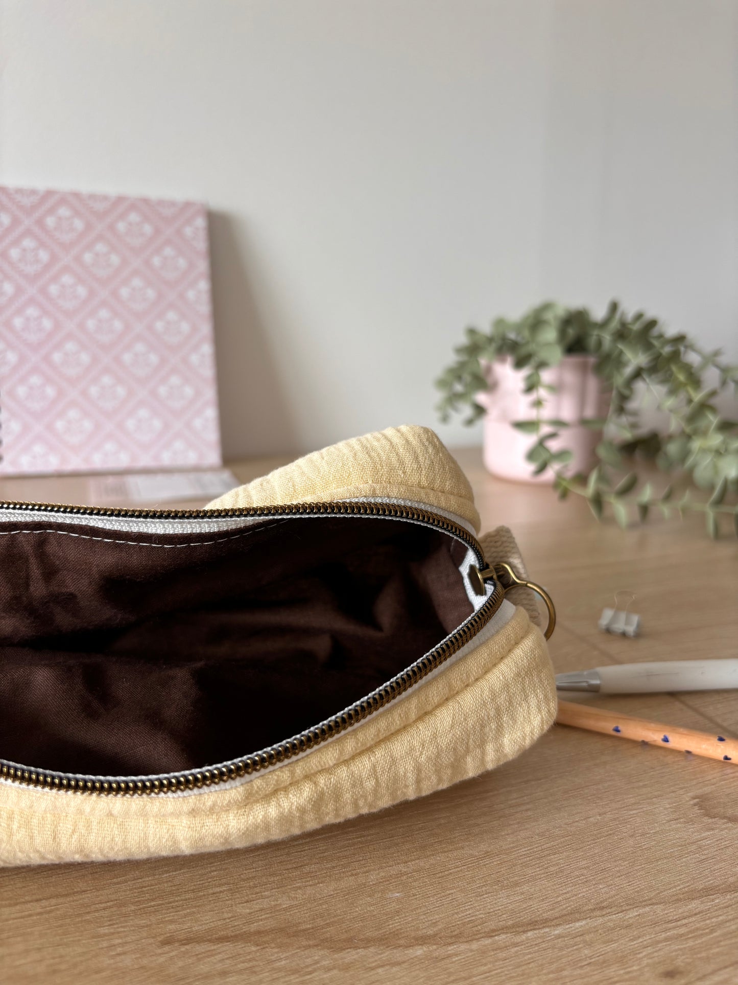 Trousse à crayons – Vanille
